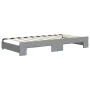 Sofá cama nido con colchón tela gris claro 90x190 cm de vidaXL, Camas y somieres - Ref: Foro24-3196844, Precio: 411,65 €, Des...