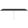Manuell ausziehbare Fußmarkise Anthrazit 600x300 cm von vidaXL, Markisen - Ref: Foro24-3069599, Preis: 642,82 €, Rabatt: %
