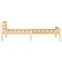 Solid pine wood bed frame 90x200 cm by vidaXL, Beds and slatted bases - Ref: Foro24-322061, Price: 106,52 €, Discount: %