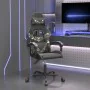 Schwarzer und tarnfarbener Gaming-Stuhl aus Kunstleder von vidaXL, Gaming-Stühle - Ref: Foro24-3143853, Preis: 108,86 €, Raba...