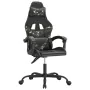Schwarzer und tarnfarbener Gaming-Stuhl aus Kunstleder von vidaXL, Gaming-Stühle - Ref: Foro24-3143853, Preis: 108,86 €, Raba...