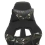 Schwarzer und tarnfarbener Gaming-Stuhl aus Kunstleder von vidaXL, Gaming-Stühle - Ref: Foro24-3143853, Preis: 108,86 €, Raba...