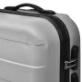Juego de maletas trolley rígidas 3 pzas plateado 45,5/55/66 cm de vidaXL, Maletas - Ref: Foro24-91142, Precio: 120,24 €, Desc...