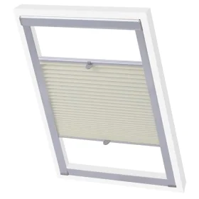 Persiana plisada crema S08/608 de vidaXL, Persianas y estores - Ref: Foro24-131330, Precio: 34,70 €, Descuento: %