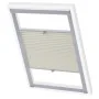 Cremefarbenes Plissee S08/608 von vidaXL, Jalousien und Jalousien - Ref: Foro24-131330, Preis: 31,36 €, Rabatt: %
