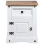 Mesita de noche Corona Range pino mexicano blanco 53x39x66 cm de vidaXL, Mesitas de noche - Ref: Foro24-282618, Precio: 82,63...