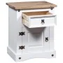 Mesita de noche Corona Range pino mexicano blanco 53x39x66 cm de vidaXL, Mesitas de noche - Ref: Foro24-282618, Precio: 82,63...