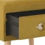 Nightstands 2 units 40x35x40 cm mustard velvet by vidaXL, Nightstands - Ref: Foro24-276383, Price: 100,41 €, Discount: %