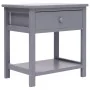 Bedside tables 2 units gray Paulownia wood 40x29x42cm by vidaXL, Nightstands - Ref: Foro24-284051, Price: 64,17 €, Discount: %