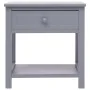 Bedside tables 2 units gray Paulownia wood 40x29x42cm by vidaXL, Nightstands - Ref: Foro24-284051, Price: 64,17 €, Discount: %