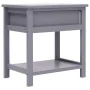 Bedside tables 2 units gray Paulownia wood 40x29x42cm by vidaXL, Nightstands - Ref: Foro24-284051, Price: 64,17 €, Discount: %