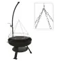 ProGarden VAGGAN brazier with barbecue 60 cm by ProGarden, Chimneys - Ref: Foro24-446779, Price: 178,06 €, Discount: %