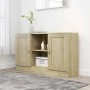 Plywood sideboard in Sonoma oak color, 120x30.5x70 cm by vidaXL, Sideboards - Ref: Foro24-802780, Price: 97,02 €, Discount: %