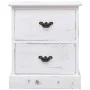 White Paulownia wood bedside table 38x28x45 cm by vidaXL, Nightstands - Ref: Foro24-284060, Price: 66,54 €, Discount: %