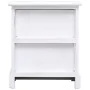 Nachttisch aus Paulownia-Holz, weiß, 38x28x45 cm von vidaXL, Nachttische - Ref: Foro24-284060, Preis: 66,54 €, Rabatt: %