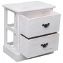White Paulownia wood bedside table 38x28x45 cm by vidaXL, Nightstands - Ref: Foro24-284060, Price: 66,54 €, Discount: %