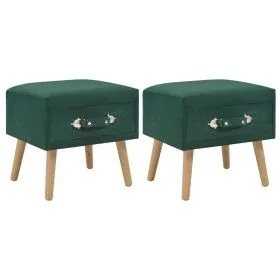 Mesitas de noche 2 unidades 40x35x40 cm terciopelo verde de vidaXL, Mesitas de noche - Ref: Foro24-276382, Precio: 131,71 €, ...