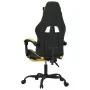Gaming chair with footrest in black and gold synthetic leather by vidaXL, Gaming chairs - Ref: Foro24-3143904, Price: 110,93 ...