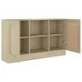 Plywood sideboard in Sonoma oak color, 120x30.5x70 cm by vidaXL, Sideboards - Ref: Foro24-802780, Price: 97,02 €, Discount: %