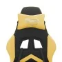 Gaming chair with footrest in black and gold synthetic leather by vidaXL, Gaming chairs - Ref: Foro24-3143904, Price: 110,93 ...