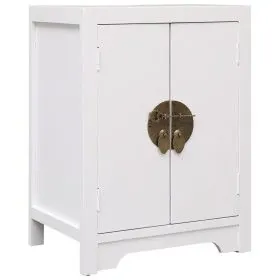 Nachttisch aus weißem Paulownia-Holz, 38 x 28 x 52 cm von vidaXL, Nachttische - Ref: Foro24-284073, Preis: 106,32 €, Rabatt: %
