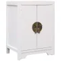 Nachttisch aus weißem Paulownia-Holz, 38 x 28 x 52 cm von vidaXL, Nachttische - Ref: Foro24-284073, Preis: 106,32 €, Rabatt: %