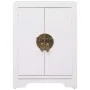 Mesita de noche madera de Paulownia blanco 38x28x52 cm de vidaXL, Mesitas de noche - Ref: Foro24-284073, Precio: 106,32 €, De...
