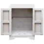 Nachttisch aus weißem Paulownia-Holz, 38 x 28 x 52 cm von vidaXL, Nachttische - Ref: Foro24-284073, Preis: 106,32 €, Rabatt: %
