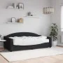 Sofá cama con colchón tela negro 90x190 cm de vidaXL, Camas y somieres - Ref: Foro24-3197524, Precio: 303,71 €, Descuento: %