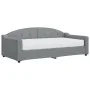 Sofa bed with light gray fabric mattress 90x190 cm by vidaXL, Beds and slatted bases - Ref: Foro24-3197522, Price: 303,19 €, ...