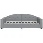 Sofa bed with light gray fabric mattress 90x190 cm by vidaXL, Beds and slatted bases - Ref: Foro24-3197522, Price: 303,19 €, ...