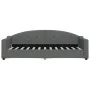 Sofa bed with dark gray fabric mattress 80x200 cm by vidaXL, Beds and slatted bases - Ref: Foro24-3197508, Price: 307,18 €, D...