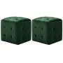 Nightstands 2 units green velvet 30x30x30 cm by vidaXL, Nightstands - Ref: Foro24-249019, Price: 81,59 €, Discount: %