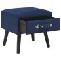 Nachttische 2 Stück 40x35x40 cm blauer Samt von vidaXL, Nachttische - Ref: Foro24-276384, Preis: 126,20 €, Rabatt: %