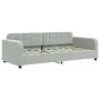Trundle sofa bed with light gray velvet mattress 90x190 cm by vidaXL, Beds and slatted bases - Ref: Foro24-3196966, Price: 39...