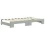 Trundle sofa bed with light gray velvet mattress 90x190 cm by vidaXL, Beds and slatted bases - Ref: Foro24-3196966, Price: 39...