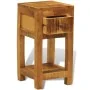Nachttisch mit 1 Schublade aus massivem Mangoholz von vidaXL, Nachttische - Ref: Foro24-241090, Preis: 140,48 €, Rabatt: %