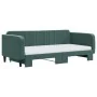 Sofá cama nido con colchón terciopelo verde oscuro 100x200 cm de vidaXL, Camas y somieres - Ref: Foro24-3197096, Precio: 420,...