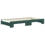 Sofá cama nido con colchón terciopelo verde oscuro 100x200 cm de vidaXL, Camas y somieres - Ref: Foro24-3197096, Precio: 420,...