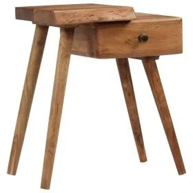Nachttisch aus massivem Akazienholz, 45 x 32 x 55 cm von vidaXL, Nachttische - Ref: Foro24-245662, Preis: 107,02 €, Rabatt: %