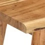 Mesita de noche de madera maciza de acacia 45x32x55 cm de vidaXL, Mesitas de noche - Ref: Foro24-245662, Precio: 111,73 €, De...