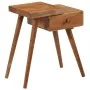 Mesita de noche de madera maciza de acacia 45x32x55 cm de vidaXL, Mesitas de noche - Ref: Foro24-245662, Precio: 111,73 €, De...