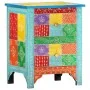 Handbemalter massiver Mangoholz-Nachttisch 40x30x50 cm von vidaXL, Nachttische - Ref: Foro24-286157, Preis: 131,38 €, Rabatt: %