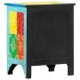 Handbemalter massiver Mangoholz-Nachttisch 40x30x50 cm von vidaXL, Nachttische - Ref: Foro24-286157, Preis: 131,38 €, Rabatt: %