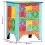 Handbemalter massiver Mangoholz-Nachttisch 40x30x50 cm von vidaXL, Nachttische - Ref: Foro24-286157, Preis: 131,38 €, Rabatt: %