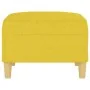 Light yellow fabric footstool 70x55x41 cm by vidaXL, Ottomans - Ref: Foro24-349276, Price: 61,13 €, Discount: %