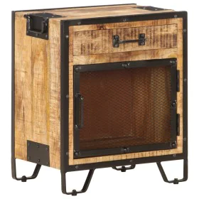 Bedside table solid untreated mango wood 43x30x51 cm by vidaXL, Nightstands - Ref: Foro24-285892, Price: 128,45 €, Discount: %