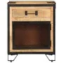 Bedside table solid untreated mango wood 43x30x51 cm by vidaXL, Nightstands - Ref: Foro24-285892, Price: 128,45 €, Discount: %
