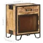 Bedside table solid untreated mango wood 43x30x51 cm by vidaXL, Nightstands - Ref: Foro24-285892, Price: 128,45 €, Discount: %