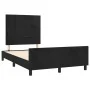 Estructura de cama con cabecero de terciopelo negro 120x200 cm de vidaXL, Camas y somieres - Ref: Foro24-3125747, Precio: 172...